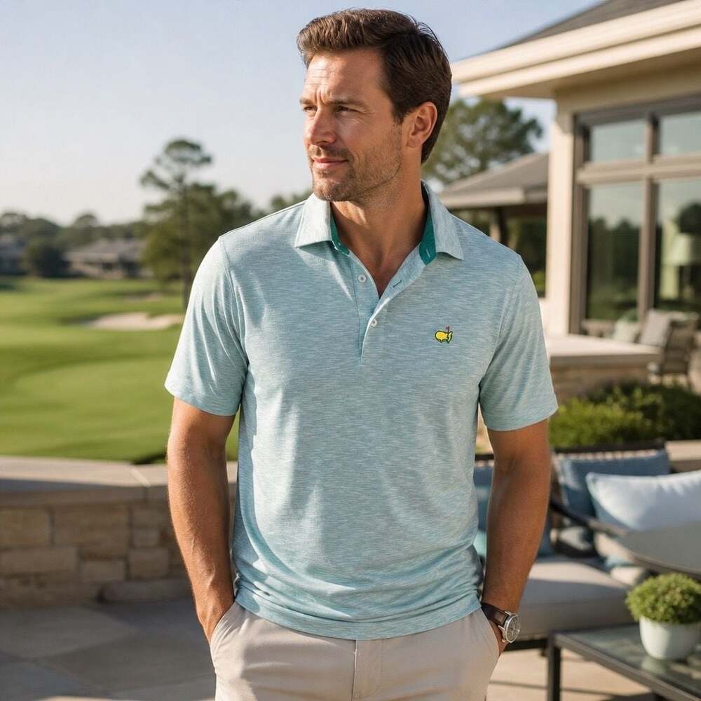 Masters Clubhouse Collection Augusta National Made in Italy Golf Polo Shirt